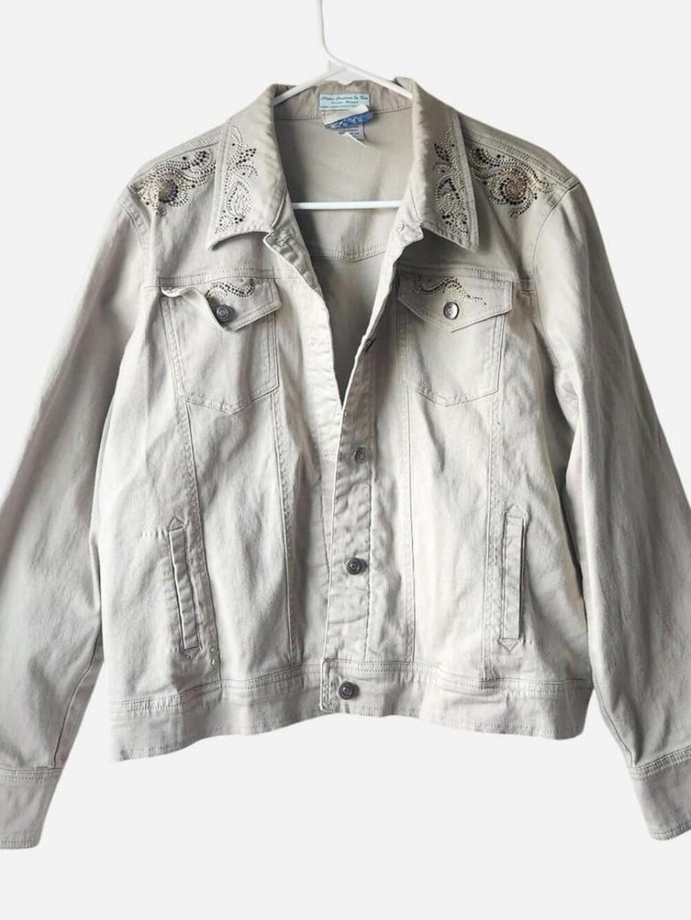 Vintage Cotton Embellished Jacket